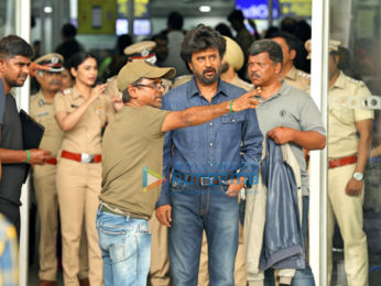 On the Sets Of The Movie Darbar