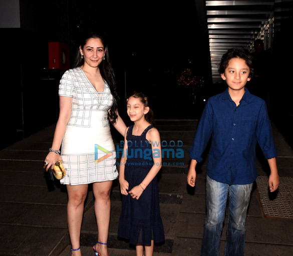 Photos: Maanyata Dutt spotted with her kids at Hakkasan in Bandra