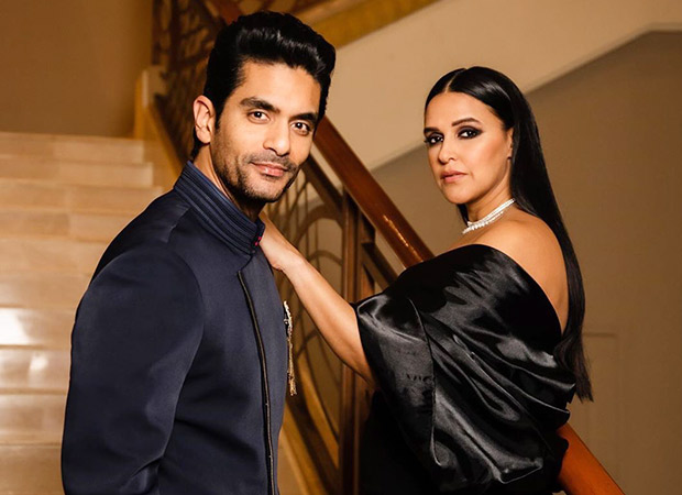 Watch: Neha Dhupia cheers for husband Angad Bedi as he heads for a knee