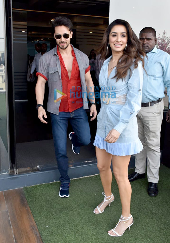 Photos Tiger Shroff and Shraddha Kapoor snapped promoting their film