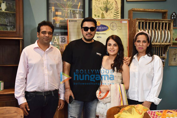 Photos: Radhika Madan and Dinesh Vijan snapped during Angrezi Medium promotions at Maddock Films’ office