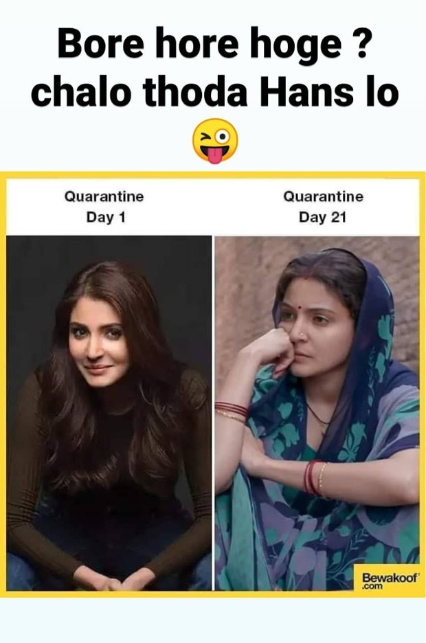 Anushka Sharma Shares A Hilariously Apt Meme Of Herself For The 21 Days 