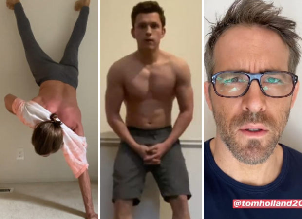 Jake Gyllenhaal attempts Tom Holland's shirtless handstand challenge, Ryan Reynolds has hilarious response : Bollywood News thumbnail