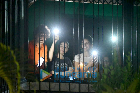 Photos: Ananya Panday, Chunky Pandey and Rakul Preet Singh snapped lighting diyas and candles for 9 minutes at 9 pm