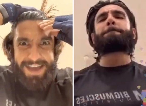 Ranveer Singh flaunts his beard, long hair, beefed up look as he works