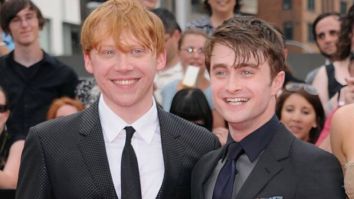 Daniel Radcliffe reacts to Harry Potter co-star Rupert Grint becoming father