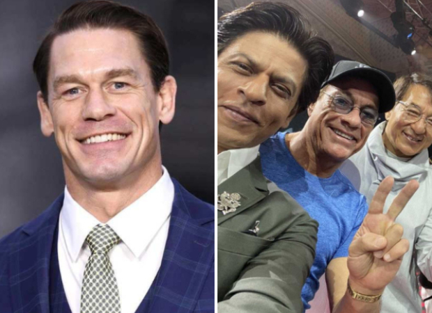 John Cena shares a picture of Shah Rukh Khan with Jean ...