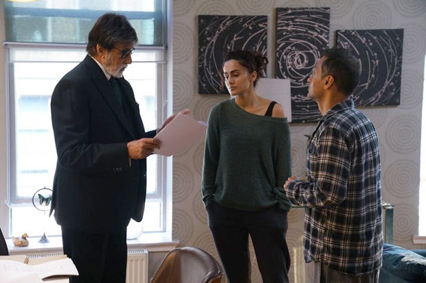 Taapsee Pannu shares throwback picture with Amitabh Bachchan and Sujoy Ghosh from the sets of Badla 