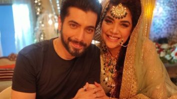 Anjum Fakih shares pictures with her favourtie, Sharad Malhotra, from the sets of Naagin 5
