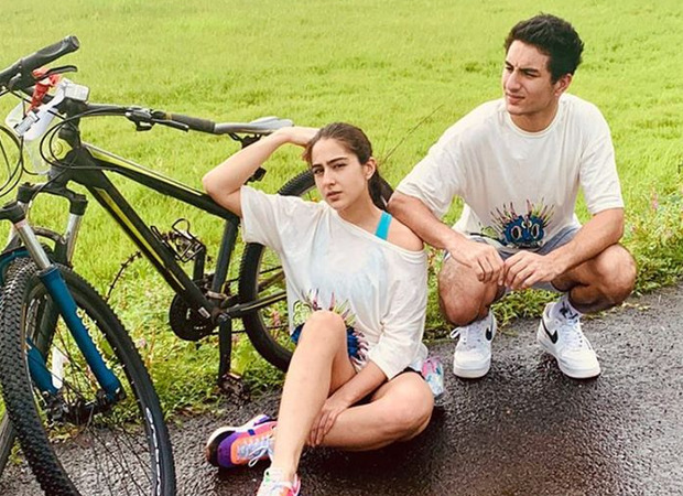 Sara Ali Khan writes a shayri for post-Rakhi bonding where she bribed Ibrahim Ali Khan to match clothes with her