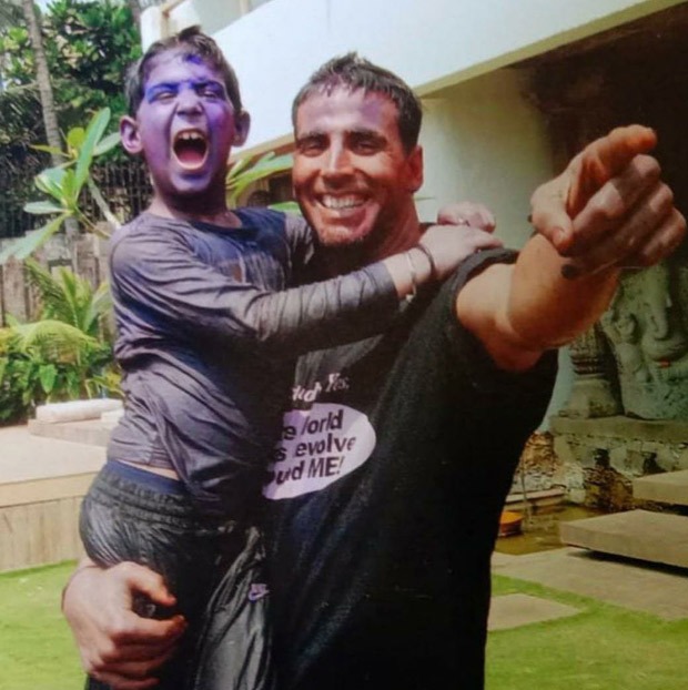 Akshay Kumar shares a throwback picture on son Aarav's 18th birthday 