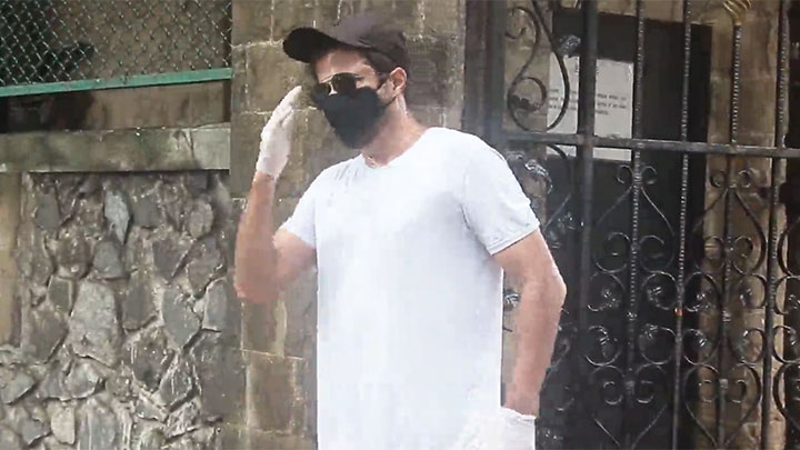 Anil Kapoor spotted running in Juhu