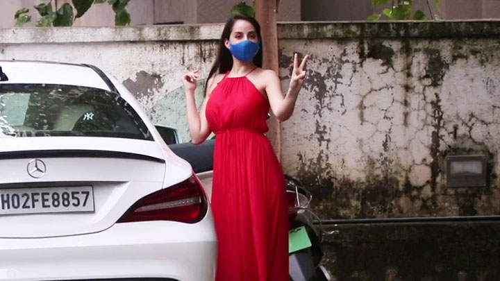 Nora Fatehi spotted in Bandra Nora Fatehi spotted in Bandra