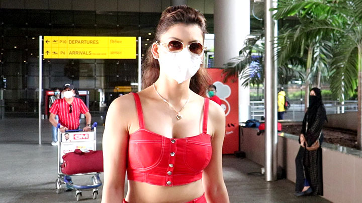 Urvashi Rautela spotted at the airport Urvashi Rautela spotted at the airport