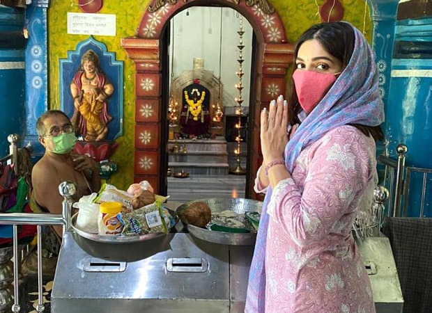 Bhumi Pednekar does a temple pilgrimage around her ancestral home in Goa; see pics