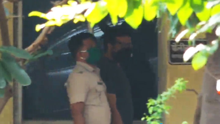 Anurag Kashyap spotted at Versova police station Anurag Kashyap spotted at Versova police station