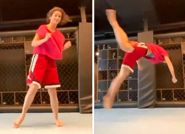 Disha Patani aces the butterfly kick in her latest video