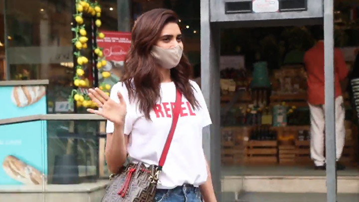 Karishma Tanna spotted at Foodhall Bandra Karishma Tanna spotted at Foodhall Bandra