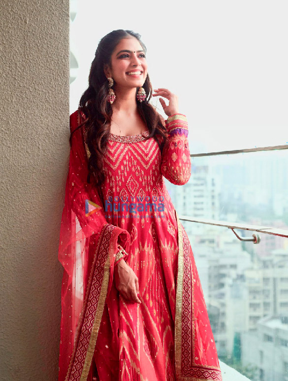 Photos: Malavika Mohanan celebrates Diwali in her new house