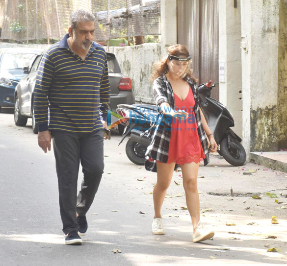 Photos: Manjari Fadnnis snapped in Juhu