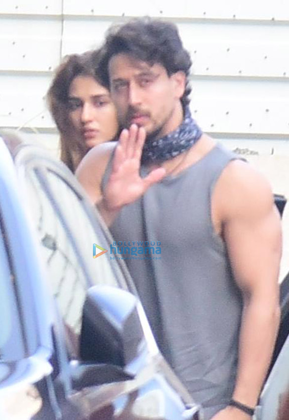 Photos: Tiger Shroff and Disha Patani snapped in Bandra