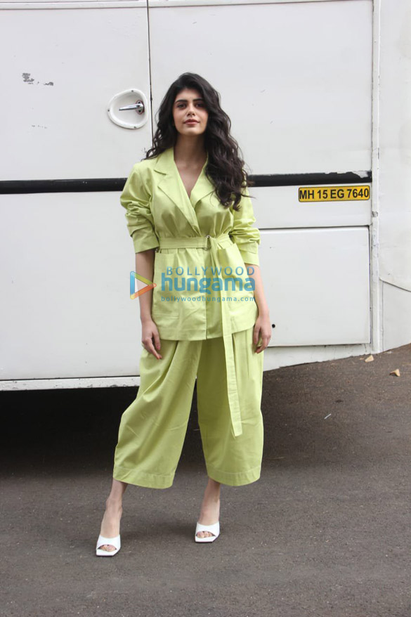 Photos: Sanjana Sanghi snapped on the sets of Indian Idol