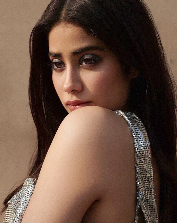 Janhvi Kapoor gives major beauty goals in shimmery glow up and silver metallic thigh-high slit gown