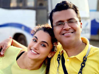 on the sets of the movie Looop Lapeta