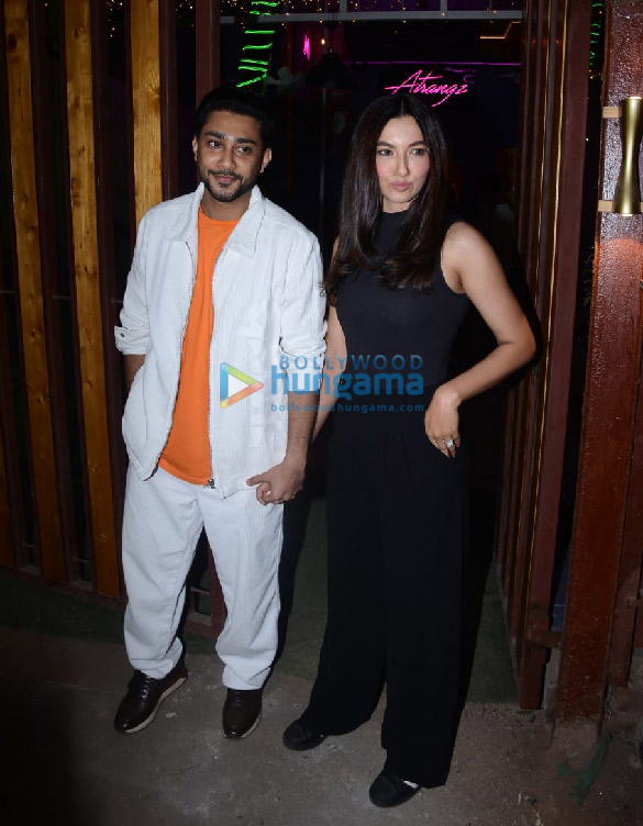 Photos: Gauahar Khan snapped at Zaid Darbar’s studio