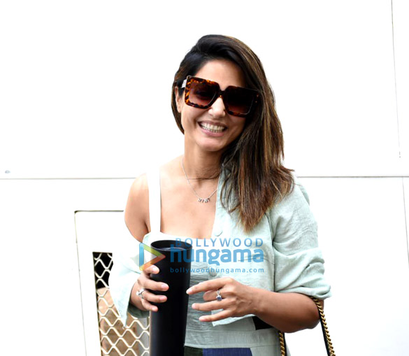 Photos: Hina Khan spotted at Film City