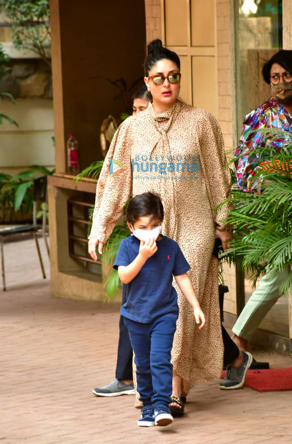 Photos: Kareena Kapoor Khan spotted in Bandra with Taimur Ali Khan Photos: Kareena Kapoor Khan spotted in Bandra with Taimur Ali Khan