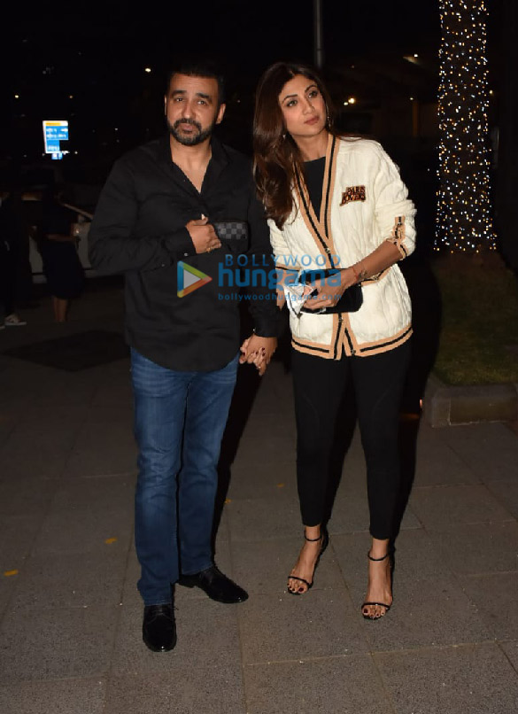Photos: Shilpa Shetty and Raj Kundra snapped in BKC