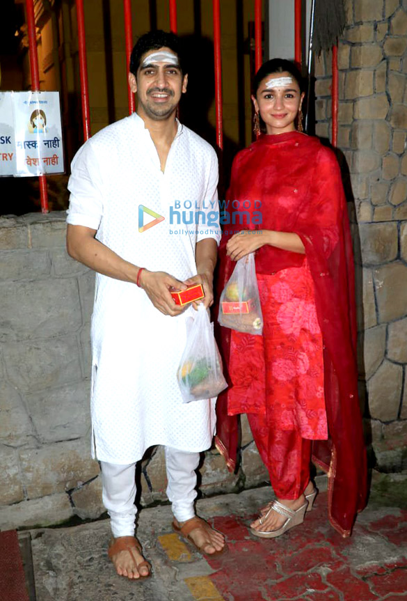 Photos: Alia Bhatt, Ayan Mukerji, Ekta Kapoor and Ronit Roy snapped at Shree Mukteshwar Devalaya temple in Juhu for Mahashivratri puja