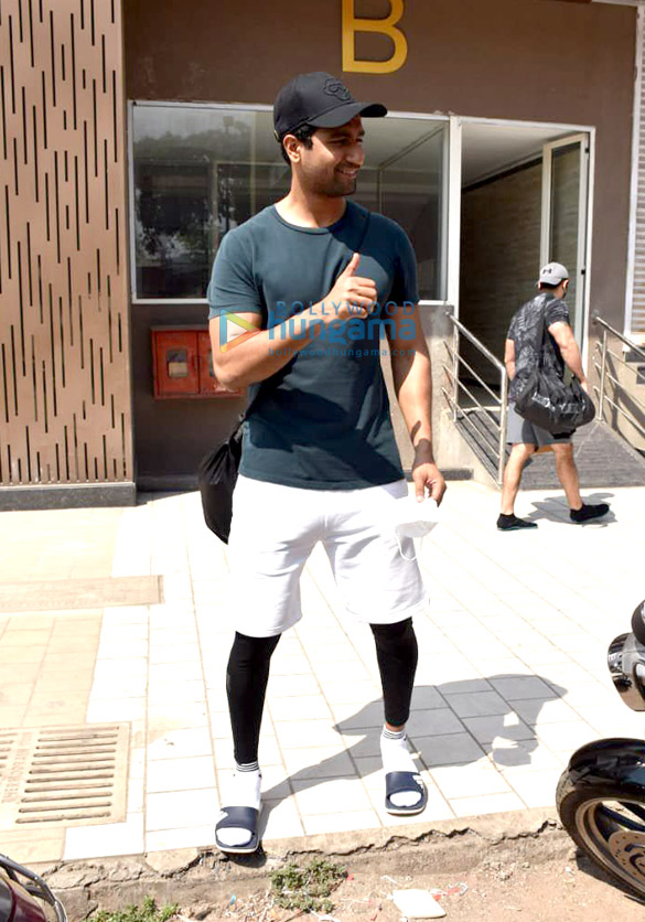Photos: Vicky Kaushal and Asim Riaz snapped at a gym in Andheri
