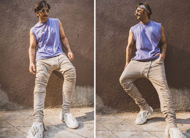 foam runner with jeans