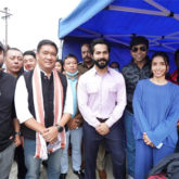 On The Sets: CM of Arunachal Pradesh Pema Khandu visits Varun Dhawan and cast of Bhediya