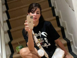 Jacqueline Fernandez pairs her casuals with Balenciaga sneakers worth Rs. 79,000 and Louis Vuitton bag worth Rs. 1.4 lakhs