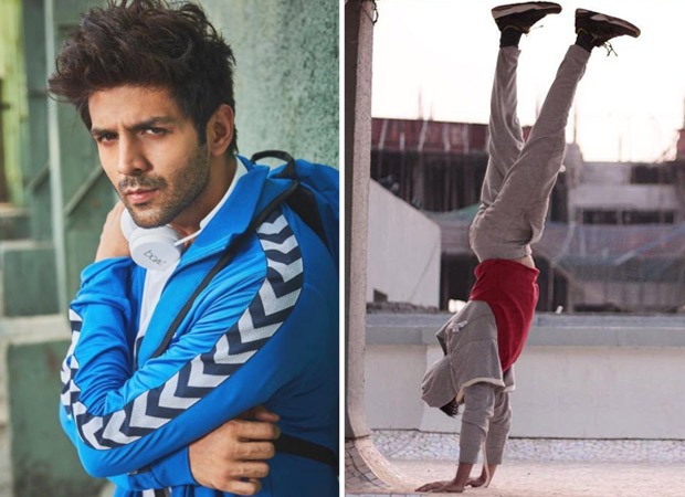 Kartik Aaryan does a perfect headstand, leaving fans amazed with his fitness regime