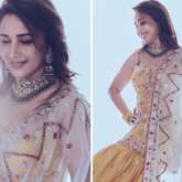 Madhuri Dixit is a ray of sunshine in embellished strappy kurta and gharara worth Rs. 65,000