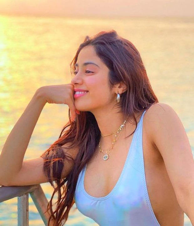 Janhvi Kapoor glows in an iridescent monokini in these latest pictures from the Maldives