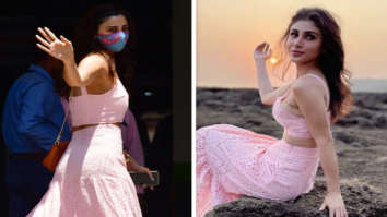 FASHION FACE-OFF: Mouni Roy or Daisy Shah – who stunned in pastel pink crop top and skirt better?