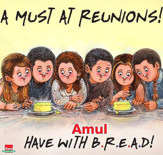 Friends: The Reunion gets a tribute from Amul in their ...