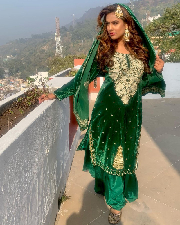 Nia Sharma posts alluring pictures in traditional Eid look from upcoming music video 'Tum Bewafa Ho' starring Arjun Bijlani