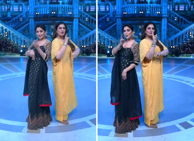 Dance Deewane 3: Madhuri Dixit and Raveena Tandon groove to ‘Dhak Dhak