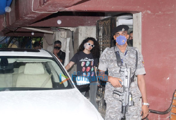 Photos: Kangana Ranaut spotted at pilates studio in Santacruz