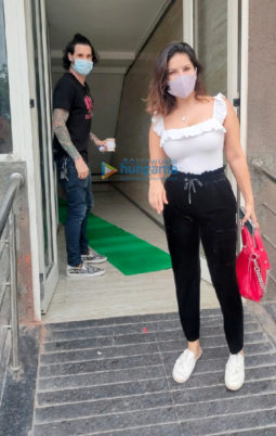 Photos: Sunny Leone and Daniel Weber snapped in Andheri