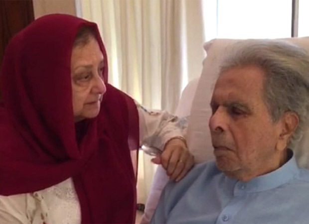 Dilip Kumar shares his picture after being diagnosed with bilateral pleural effusion; Saira Banu issues a statement