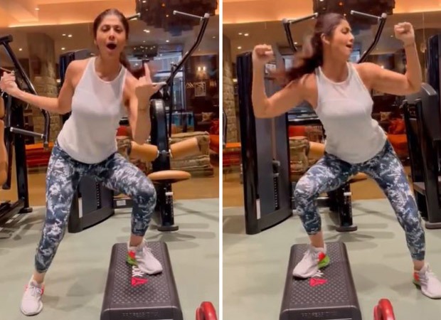 Shilpa Shetty gives a bhangra twist to her cardio workout; gives tips for burning more calories in less time