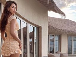 Disha Patani shares throwback pictures dressed in mini printed dress Disha Patani shares throwback pictures dressed in mini printed dress