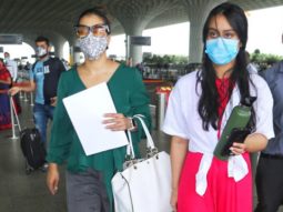 Kajol with her daughter spotted at Airport